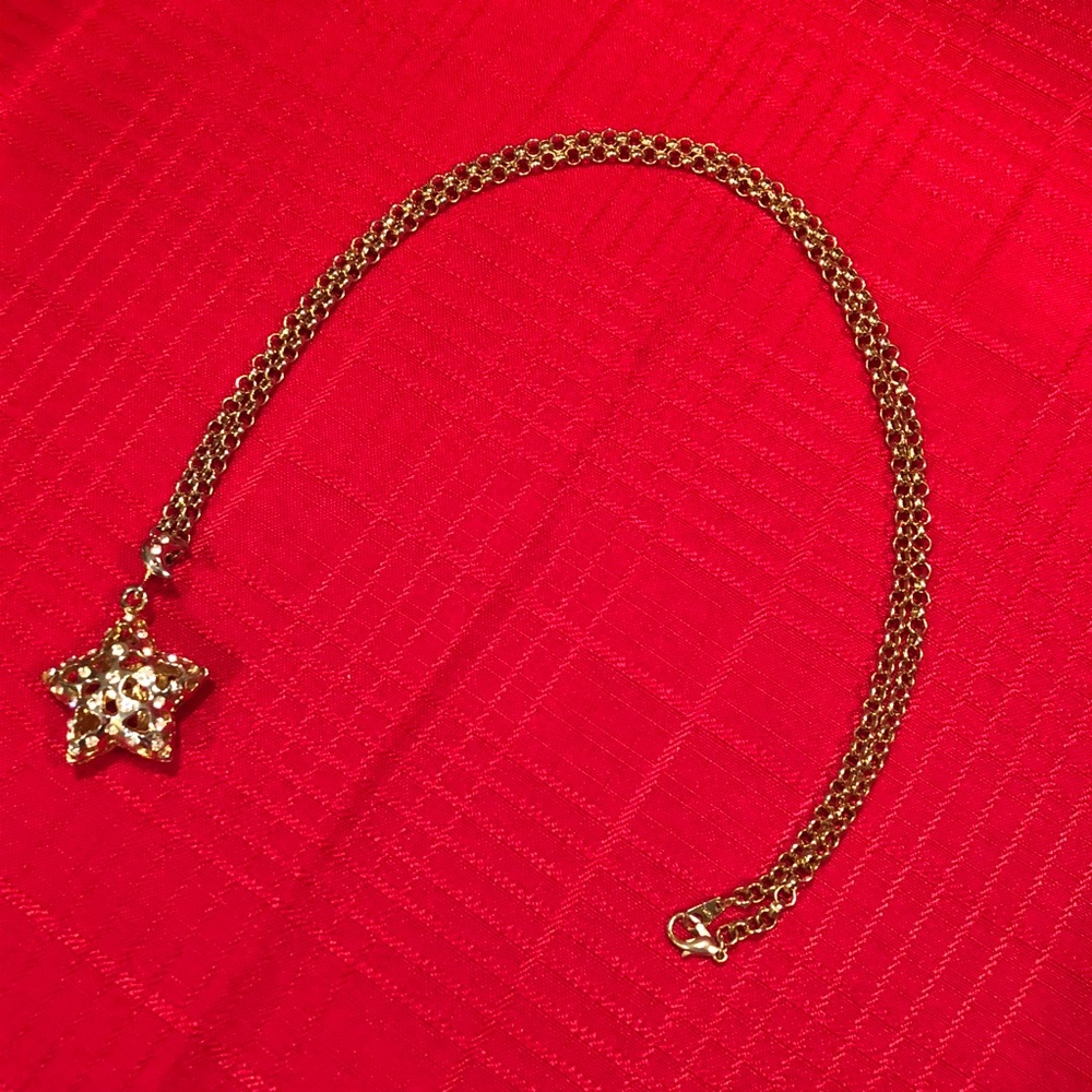 Star Pendant with 30” Gold Plated Chain